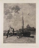 KG 14060
<br/>
De St. Nicolaaspoort te Parijs
<br/>
<em>Valmon, Léonie (werkz. tweede helft 19de eeuw)</em>